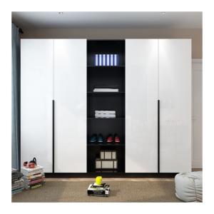 China 2D/3D PANEL Wood Style Glossy Bedroom Cabinet Sliding Door Wardrobe in Australia Standard wholesale