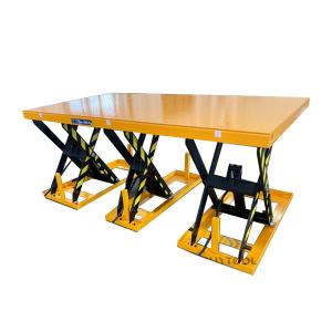 China 3000kg 3 Ton Triple Scissor Lift Table 48 X 96 Hydraulic For Pallet Good Loading wholesale