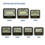 Industrial Waterproof Solar Floodlight Led IP65 Outdoor Portable Telescopic 200W