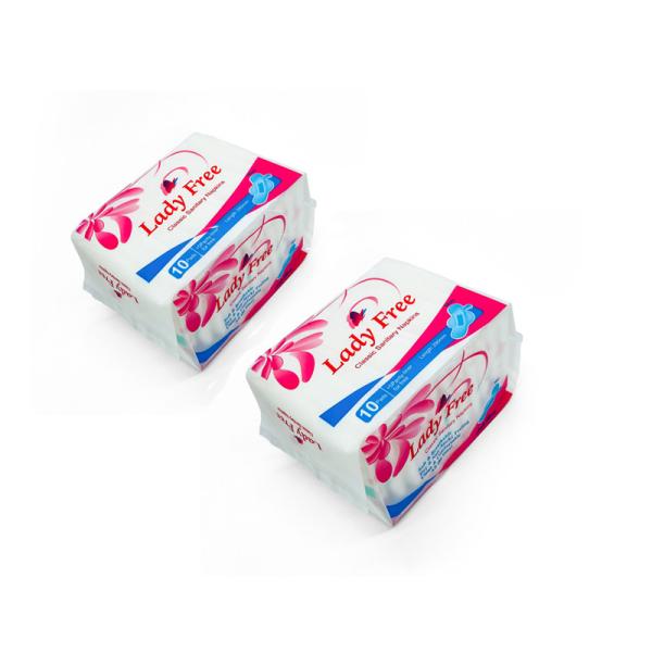 Super Fast Absorption Heavy Flow Bamboo Fiber Natural Sanitary Napkins For Night