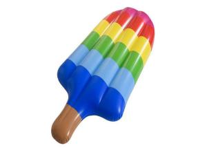 China Colorful Inflatable Water Toys For Children / Blow Up Ice Cream Floating Island wholesale