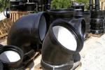Welding Connect Pipe 420 / MPa Ductile Iron Pipe Bends