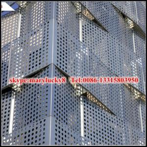 China aluminum perforated facade panel/perforated aluminum panel for facade wholesale
