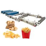10kw Power Stainless Steel French Fries Processing Machine Equipment for 900 KG