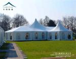 Wind Resistant Clear Wall Outdoor Event Tents With High Peak Pagoda
