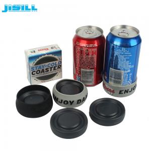 China HDPE Christmas Gift Ice Hockey Puck Round Shape For Holding Beer , Cans Cooling wholesale