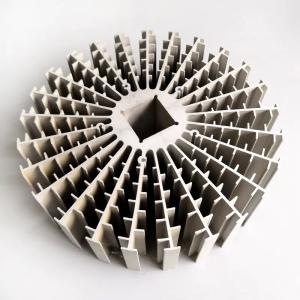 China Radial LED Aluminum Heatsink Extrusion Profiles Round AL 6063 T5 wholesale