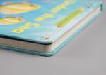 Oil Varnishing Hardcover Childrens Board Books Square Spine With Gloss
