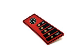 China 0.125mm Polyester LED Small Light Membrane Switch wholesale