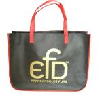 EFD 75g normal or coated non woven fabric with zipper non woven carry bag
