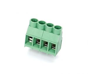 China 30-10AWG Electrical Terminal Block Connector CET5 9.52mm Pitch 1*04P Green wholesale