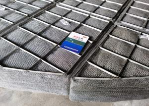 China SS321 Wire Mesh Pad Mist Eliminator Dia 6000mm For Chemical Column wholesale