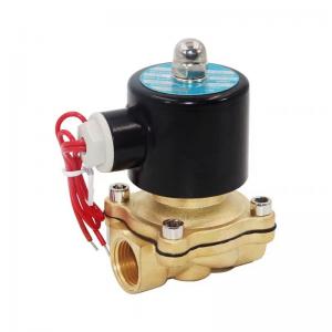 China Nominal Pressure Pn1.6MPa 2 Way Brass Water Air Direct Acting Solenoid Valve AC220V on sale