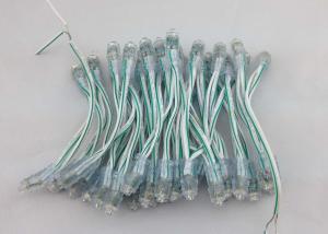 China Single Color 5MM Straw Hat Brightness LED Pixel Light , LED Point Light wholesale