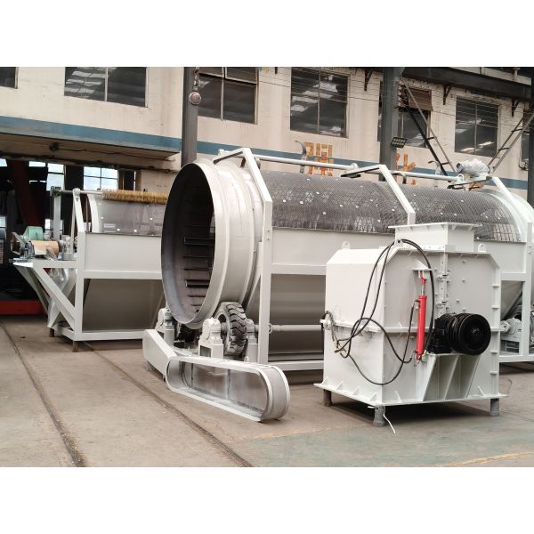 XS6000×2000 Round Roller Sieve 11kw for Brick Production