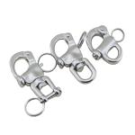 304/316 Stainless Steel Marine Quick Release Swivel Eye Snap Shackle