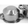 Buy cheap Stainless Steel Non Stick Pots And Pans Set , Ss410 # Kitchen Pan Set Easy from wholesalers
