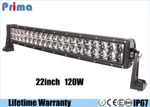 China 22 Inch 120W LED Car Light Bar Unique Reflector Cup 4D Curved Fisheye Style wholesale