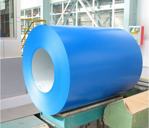 Painted 20-50um Top Coat PVDF HDP SMP RMP 40 -275g Zinc HDGI / Galvanized Color Coated Steel Coil