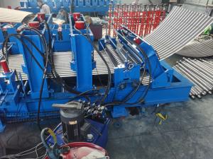 China Granary And Barn 18.5kw Corrugated Sheet Rolling Machine With Curving on sale