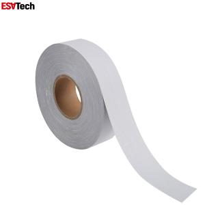 China Cotton High Visibility Reflective Fabric Ribbon Flame Retardant Reflective Clothing Tape Yellow Silver wholesale