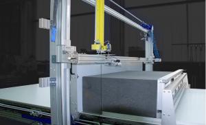 China CE Automatic Vertical Foam Cutter Form Cutting Machine Safe Operation wholesale