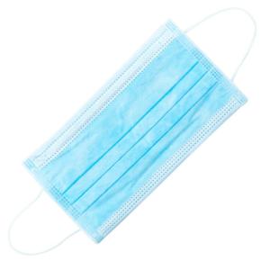 China Hypoallergenic 3ply Non Woven Fabric Mask Adults 17.5*9.5CM Ultrasonic Sealed wholesale
