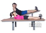 outdoor fitness equipment garden sit up bench for body building