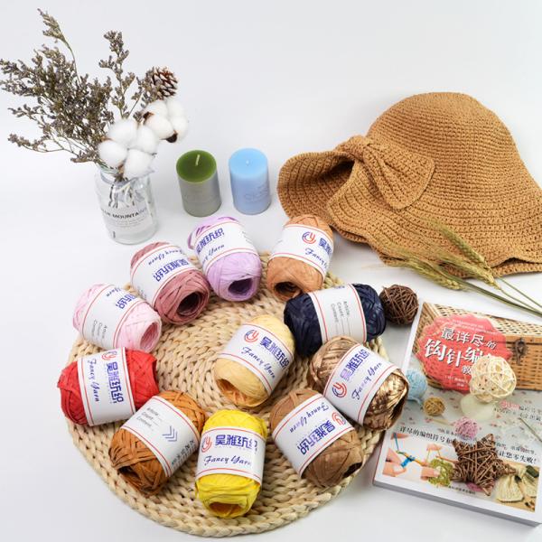 PP Raffia yarn Crochet Ribbon Yarn Crochet Craft Packing Paper for Festival