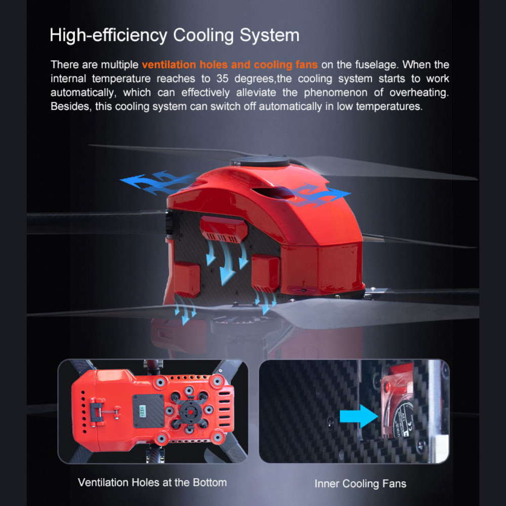 HXN1-Y 1.5Hours Thermal Imaging Drones With Camera Pod UAV Pipeline Monitoring