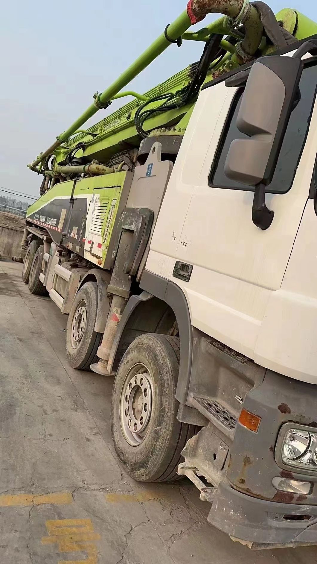2019 Concrete Boom Pump 63m Used Concrete Pump Truck with Mercedes Benz Chassis
