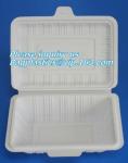 cornstarch eco Green 16oz Food Container Sugarcane Biodegradable Square