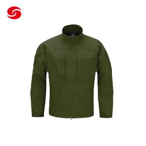 China Softshell Army Military Tactical Jacket Army Green Waterproof Hood Hiking Camping wholesale