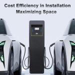 380V Dual Gun EVSE Charging Station 22KW 44kW Type 2 EV Cable EV Fast Charger
