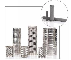 China 2mm 3 5 6 8mm Perforated Filter Tube Round Hole 304 316 Stainless Steel Metal wholesale