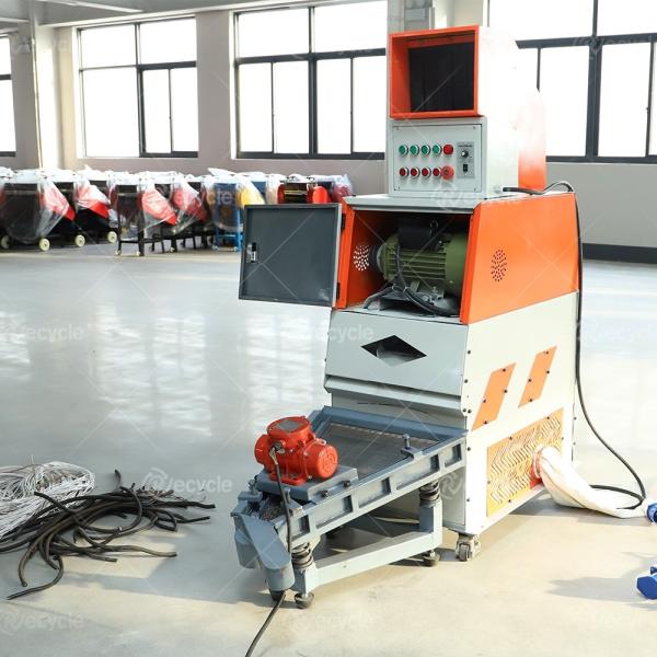 Mini Size Car Cable Wire Metal Shredder Machinery for Wire Recycling Capacity 30
