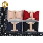 Customized Decorative Shoe Clips Handicrafts / Bonded Leather Style