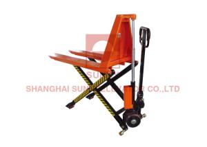 China 1500kg Load Nylon Wheels Double Pistons Pallet Truck With Double Pistons wholesale