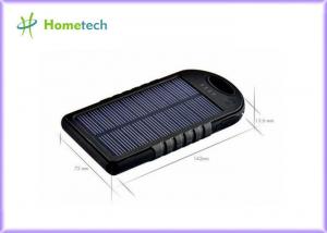 China Solar Lipstick Power Bank / Charger External Battery Dual USB Port on sale