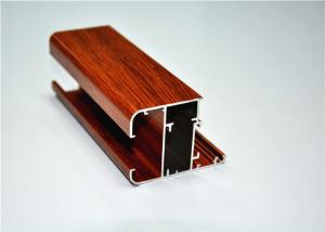 China Alloy 6063 Extrusions Wood Grain Aluminium For Decoration wholesale