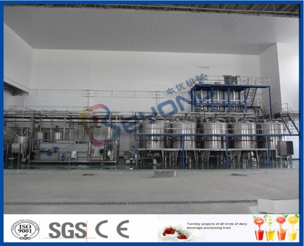 3000-4000BPH Soft Drink Production Line , Beverage Production Process Semi