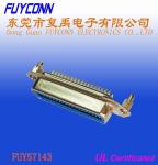 0.085in Champ 24 pin Centronics Connector , Solder Female Connector 50pin 36pin