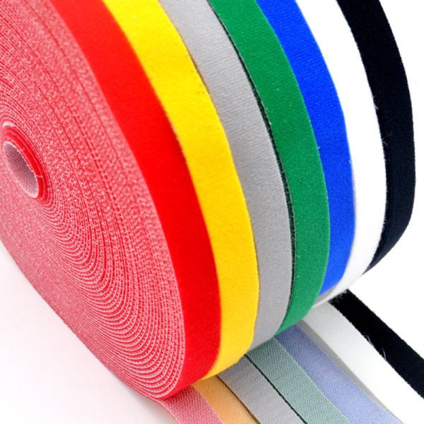 Factory with high quality Double side Nylon fabric tape roll back to back hook and loop