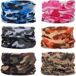 Flat Brown Beach Two Strap Cotton Multifunctional Bandanas