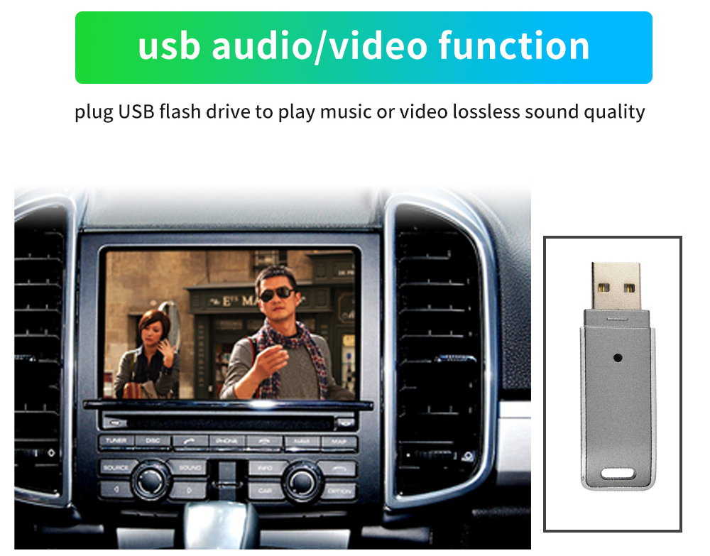 Wireless Carplay/Android Auto Interface Box For Porsche 911 Bosxter Cayman Macan Cayenne Panamera 2011-2018