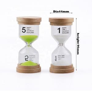 China 6pcs Pack Set Small Hourglass 1 3 5 10 15 20 30 Minutes For Kids Time Management wholesale