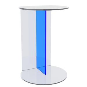 China Minimalist Custom Color Acrylic Coffee Table Side Table Tea Table for Indoors and Outdoors wholesale