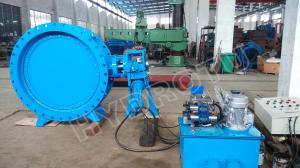 China Hydraulic Heavy Hammer DN2000mm Flanged Butterfly Valve wholesale