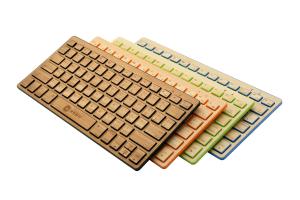 China Nature Mini Bamboo Bluetooth Keyboard on sale