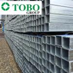 Hot selling ERW steel square tubing standard sizes, pre zinc coated square